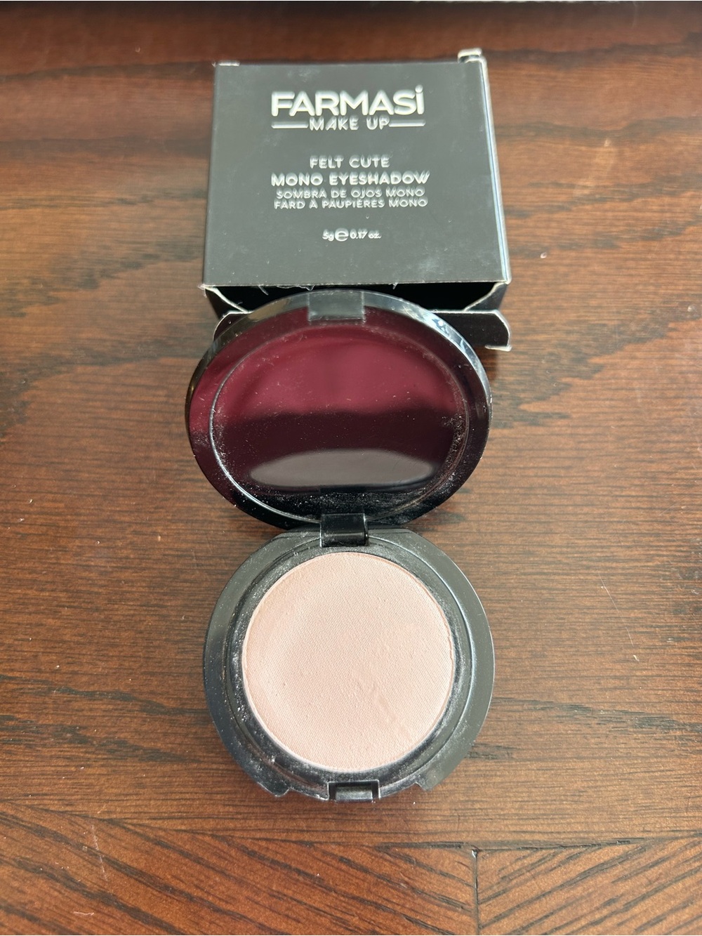 Farmasi Make Up Mono Eyeshadow “Felt Cute”Single Shade 5 g/0.17oz is New in box.